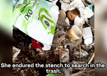 M2005006 Two newborn puppies were discarded in trash heap one found dead