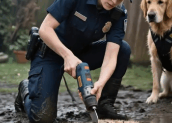 M0709007 Hero Golden Retriever Saves Little Dog K94 pets trending dog rescue K94 Fusion part2